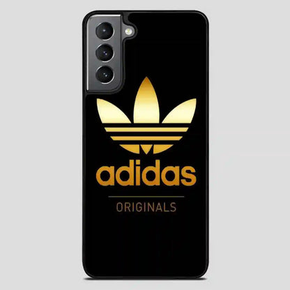 Adidas Brown Original Samsung Galaxy S21 FE Case