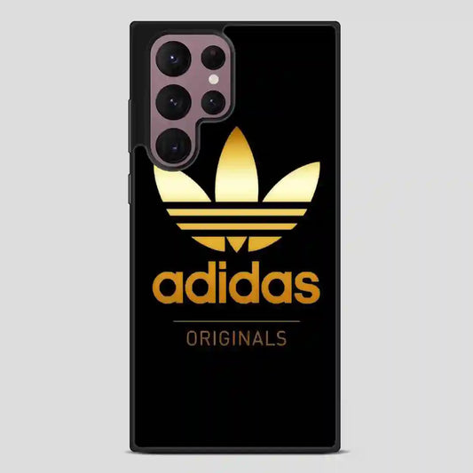 Adidas Brown Original Samsung Galaxy S22 Ultra Case