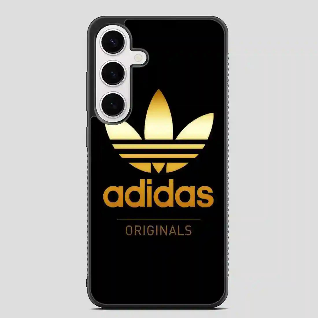 Adidas Brown Original Samsung Galaxy S24 FE Case