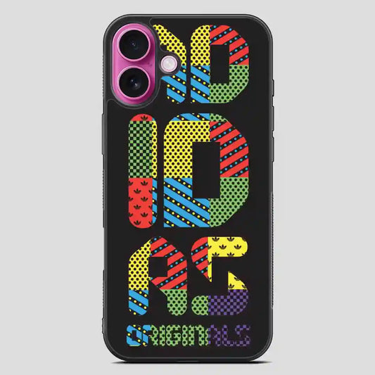 Adidas Colorfull iPhone 16 Plus Case