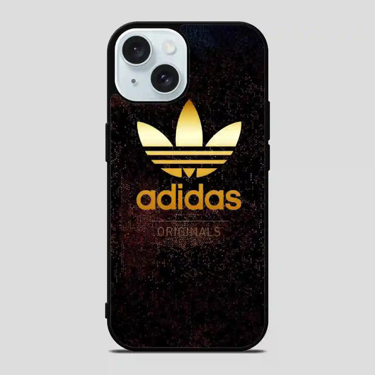 Adidas Cool Marble Gold iPhone 15 Case