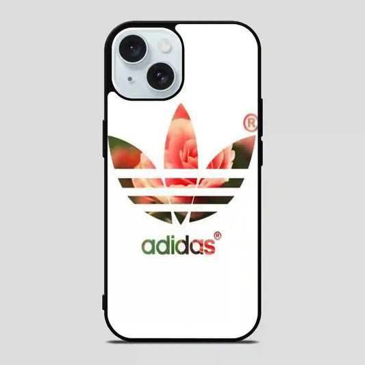 Adidas Flower iPhone 15 Case