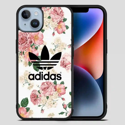 Adidas Flower Pink iPhone 14 Plus Case