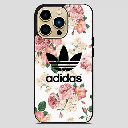 Adidas Flower Pink iPhone 14 Pro Max Case