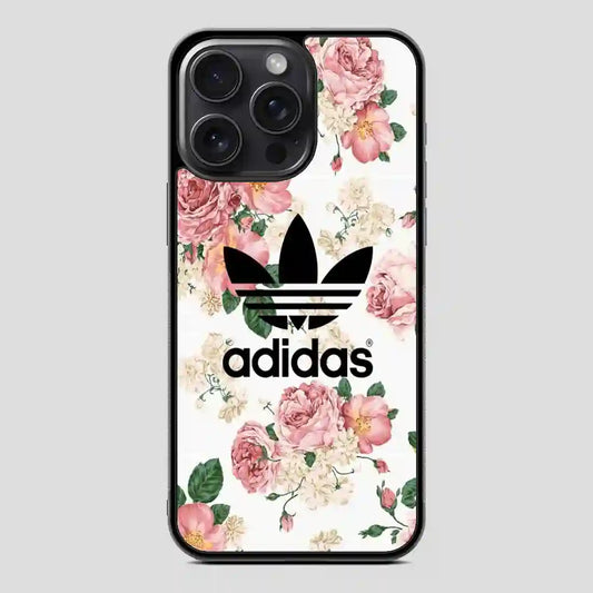 Adidas Flower Pink iPhone 15 Pro Case