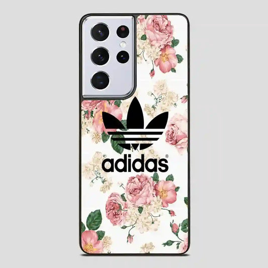 Adidas Flower Pink Samsung Galaxy S21 Ultra Case