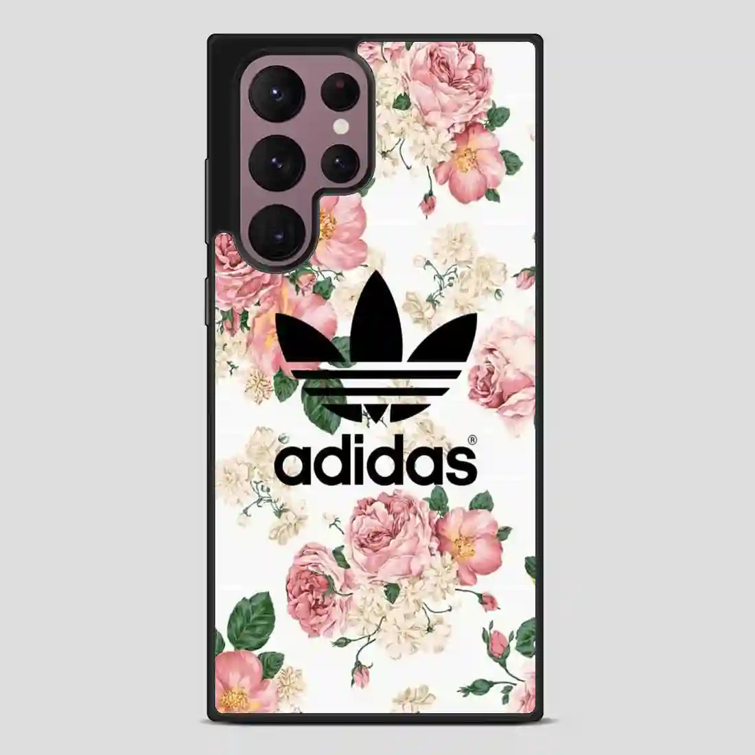 Adidas Flower Pink Samsung Galaxy S22 Ultra Case