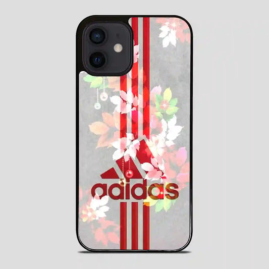 Adidas Flower Red iPhone 12 Mini Case