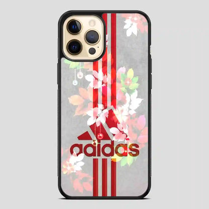 Adidas Flower Red iPhone 12 Pro Case