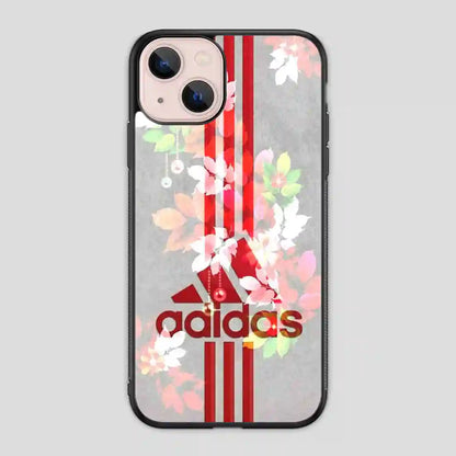 Adidas Flower Red iPhone 13 Mini Case