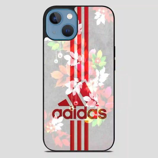 Adidas Flower Red iPhone 13 Case