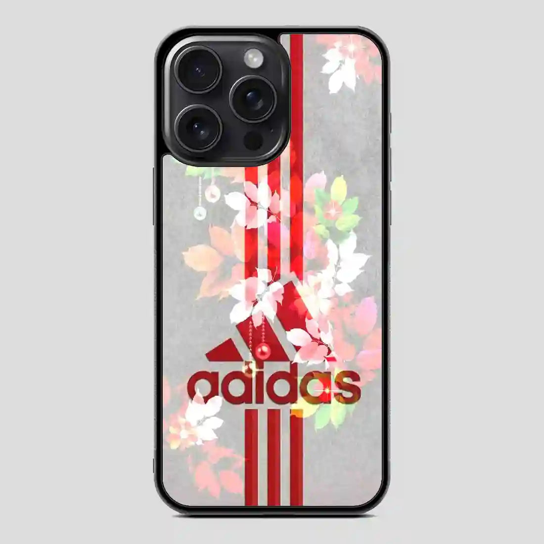 Adidas Flower Red iPhone 15 Pro Case