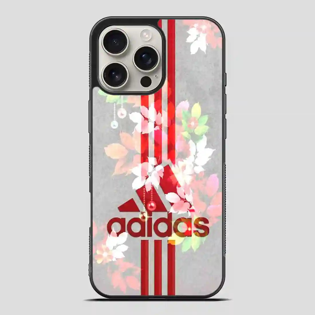 Adidas Flower Red iPhone 16 Pro Max Case