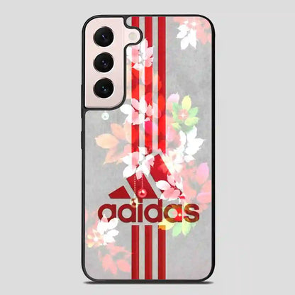 Adidas Flower Red Samsung Galaxy S22 Plus Case