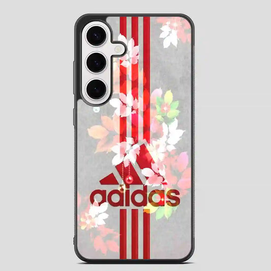 Adidas Flower Red Samsung Galaxy S24 FE Case