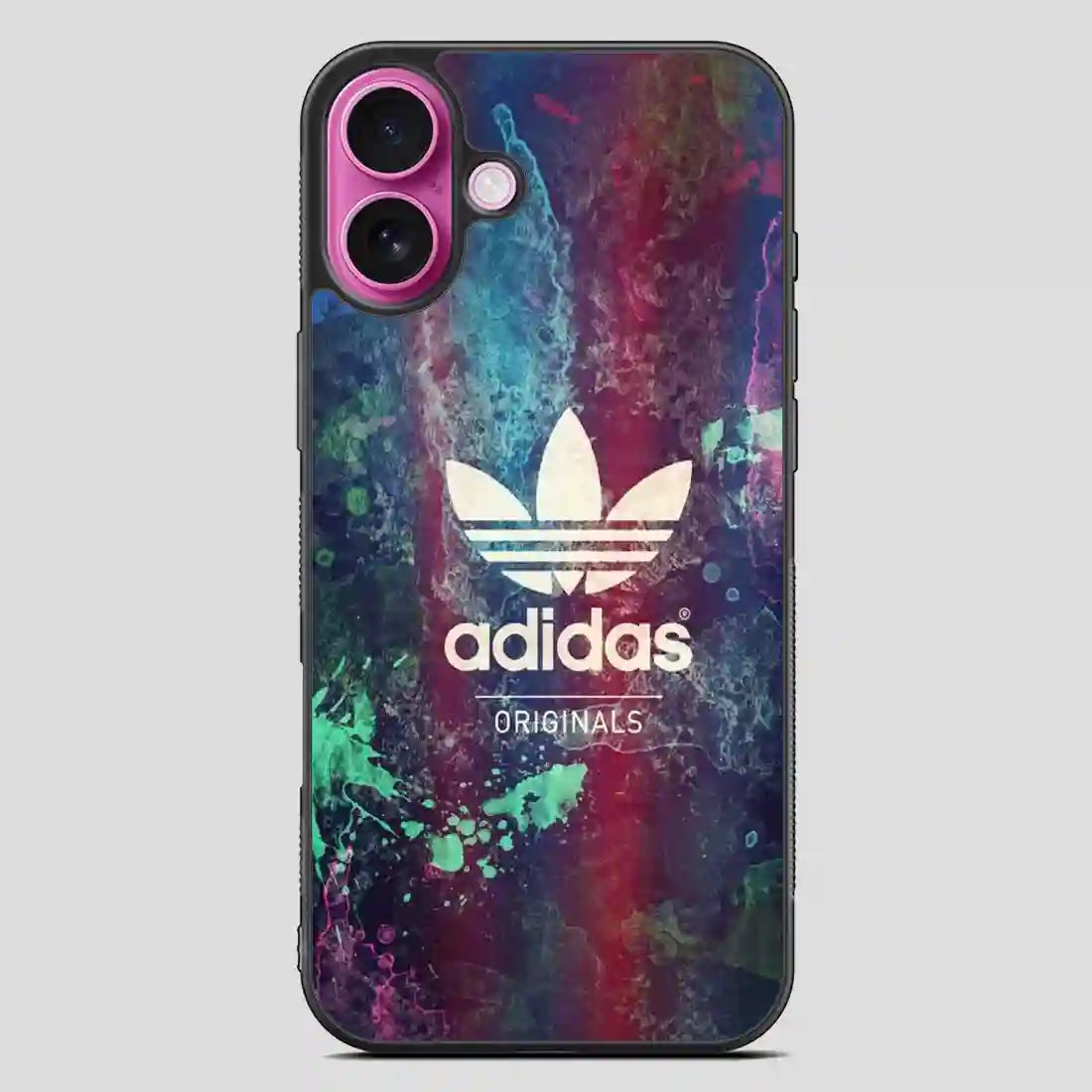 Adidas Galaxy Red iPhone 16 Plus Case