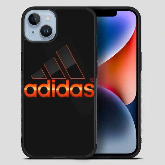 Adidas Graphic Red Fire iPhone 14 Plus Case