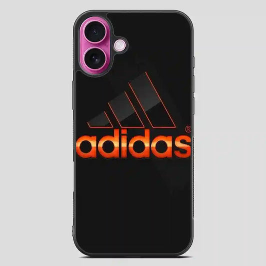 Adidas Graphic Red Fire iPhone 16 Plus Case