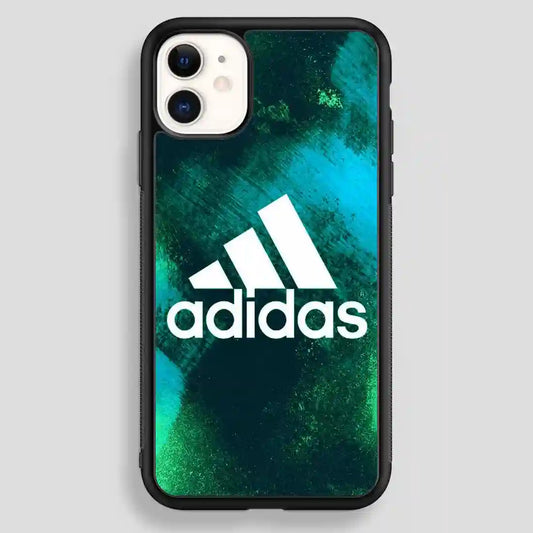 Adidas Green Galaxy iPhone 12 Case