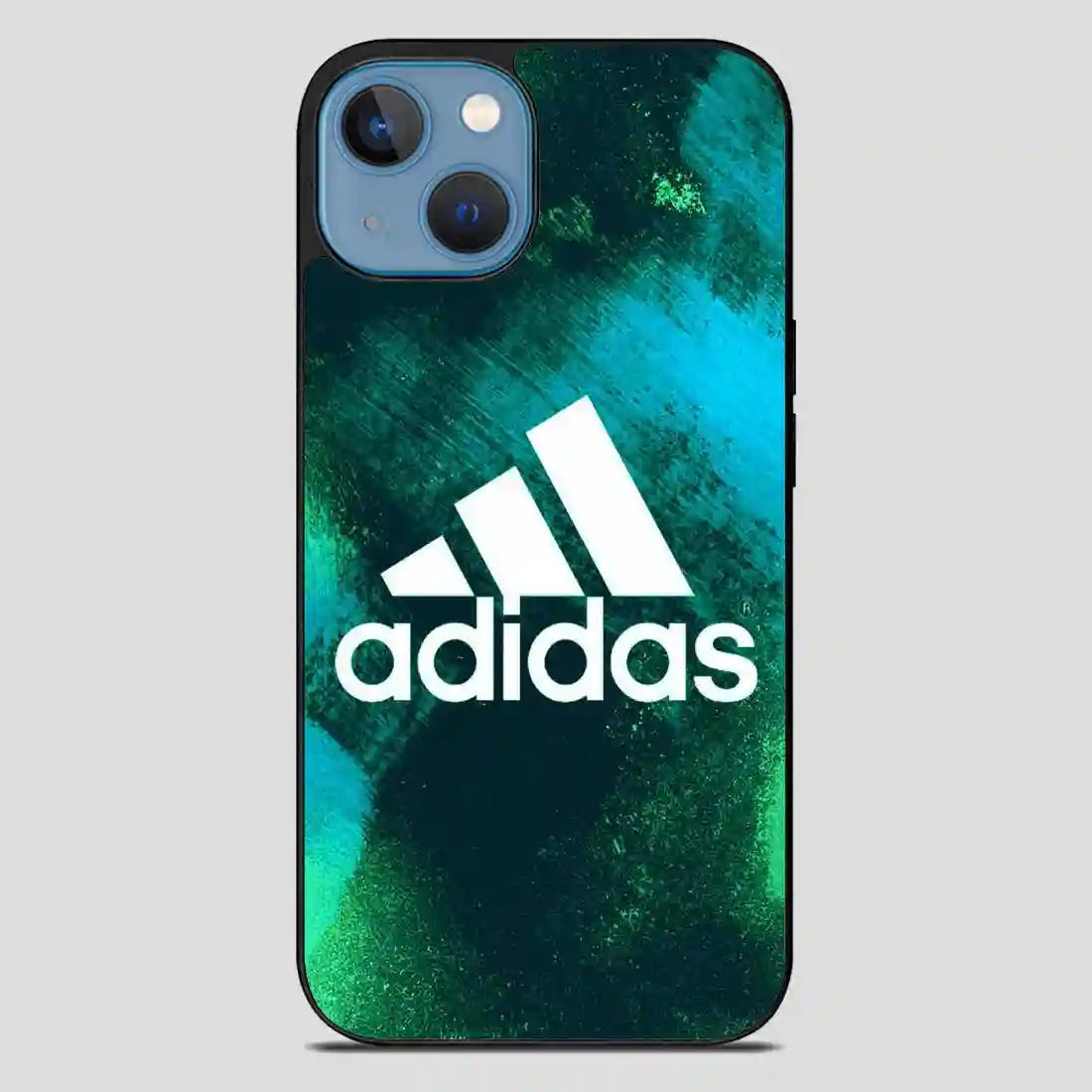 Adidas Green Galaxy iPhone 13 Case