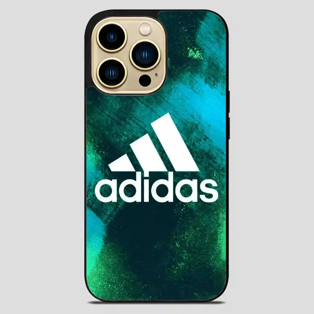 Adidas Green Galaxy iPhone 14 Pro Max Case