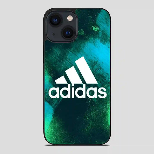 Adidas Green Galaxy iPhone 14 Case