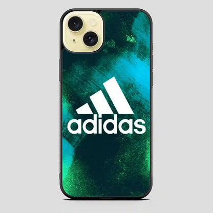 Adidas Green Galaxy iPhone 15 Plus Case