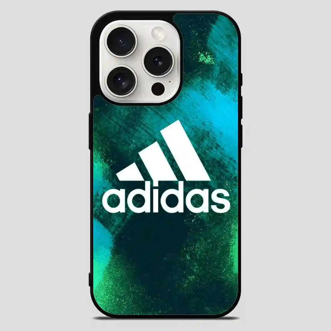 Adidas Green Galaxy iPhone 15 Pro Max Case