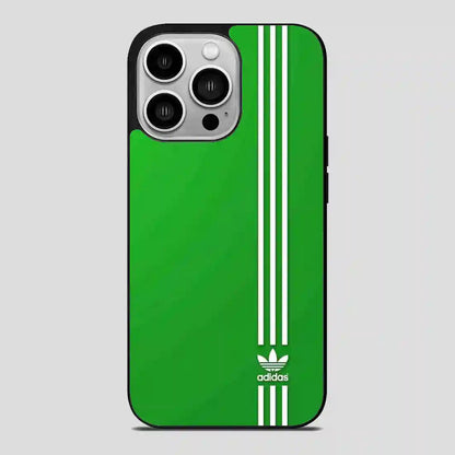 Adidas Green iPhone 14 Pro Case