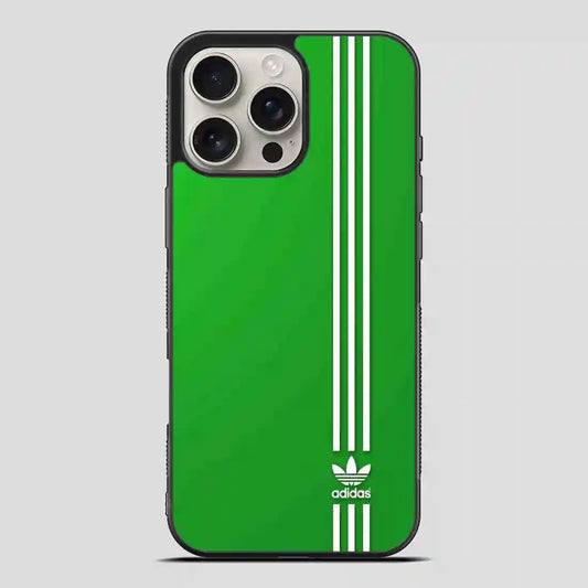 Adidas Green iPhone 16 Pro Max Case