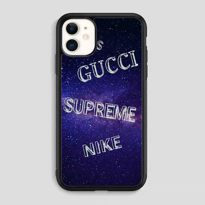 Adidas Gucci Supreme Nike Galaxy iPhone 11 Case