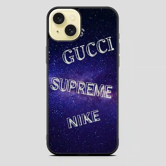 Adidas Gucci Supreme Nike Galaxy iPhone 15 Plus Case