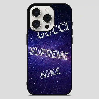 Adidas Gucci Supreme Nike Galaxy iPhone 15 Pro Max Case