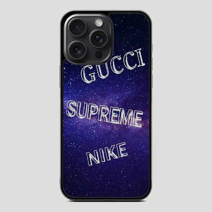 Adidas Gucci Supreme Nike Galaxy iPhone 15 Pro Case