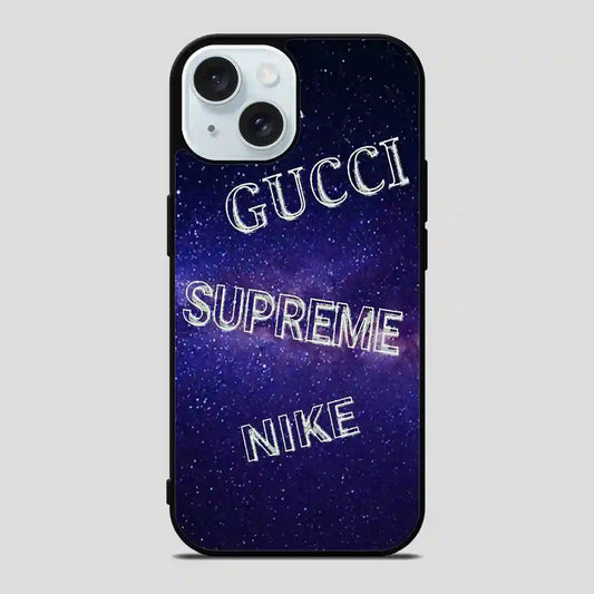 Adidas Gucci Supreme Nike Galaxy iPhone 15 Case