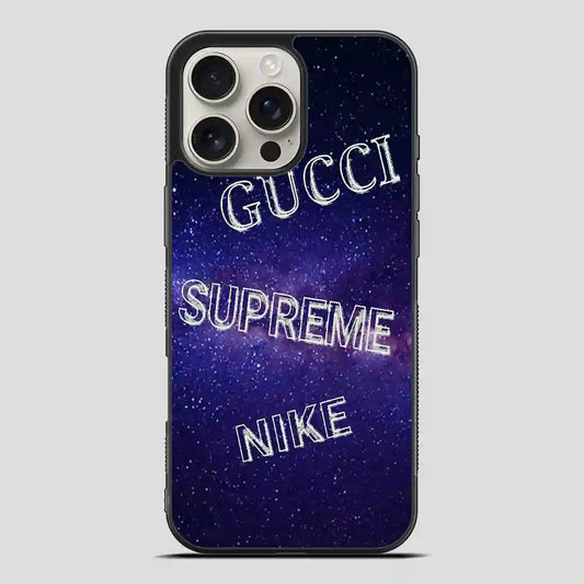 Adidas Gucci Supreme Nike Galaxy iPhone 16 Pro Max Case