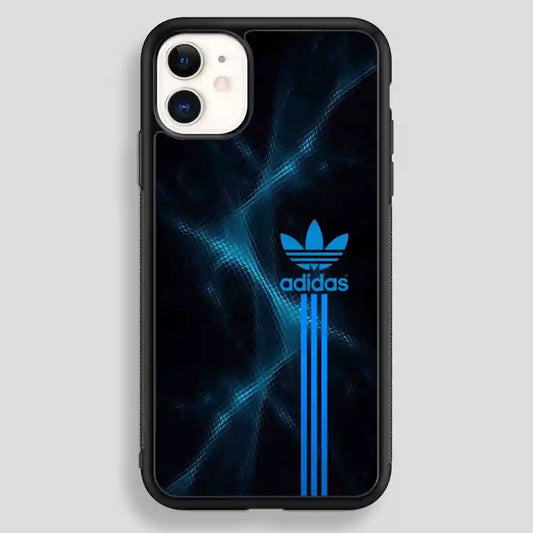 Adidas Logo Art Blue iPhone 12 Case