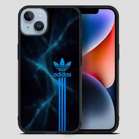 Adidas Logo Art Blue iPhone 14 Plus Case