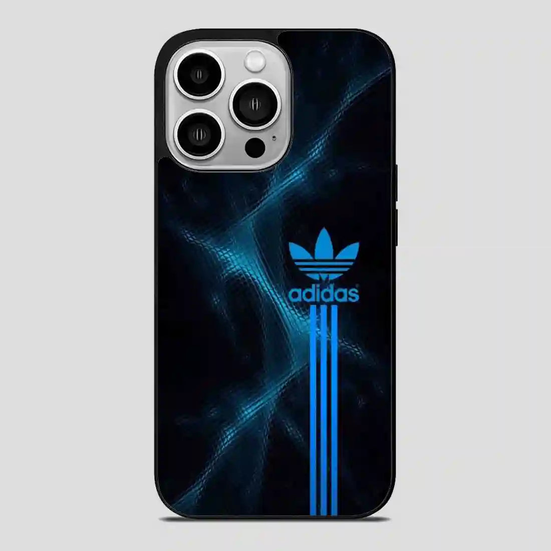 Adidas Logo Art Blue iPhone 14 Pro Case