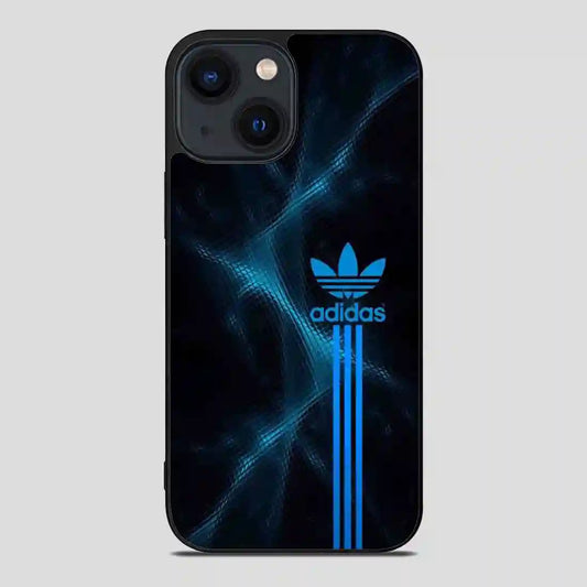 Adidas Logo Art Blue iPhone 14 Case