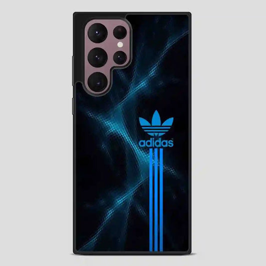 Adidas Logo Art Blue Samsung Galaxy S22 Ultra Case