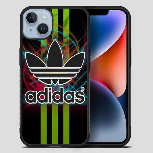 Adidas Logo Art Green iPhone 14 Plus Case