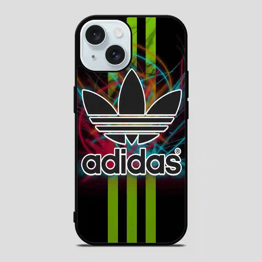 Adidas Logo Art Green iPhone 15 Case