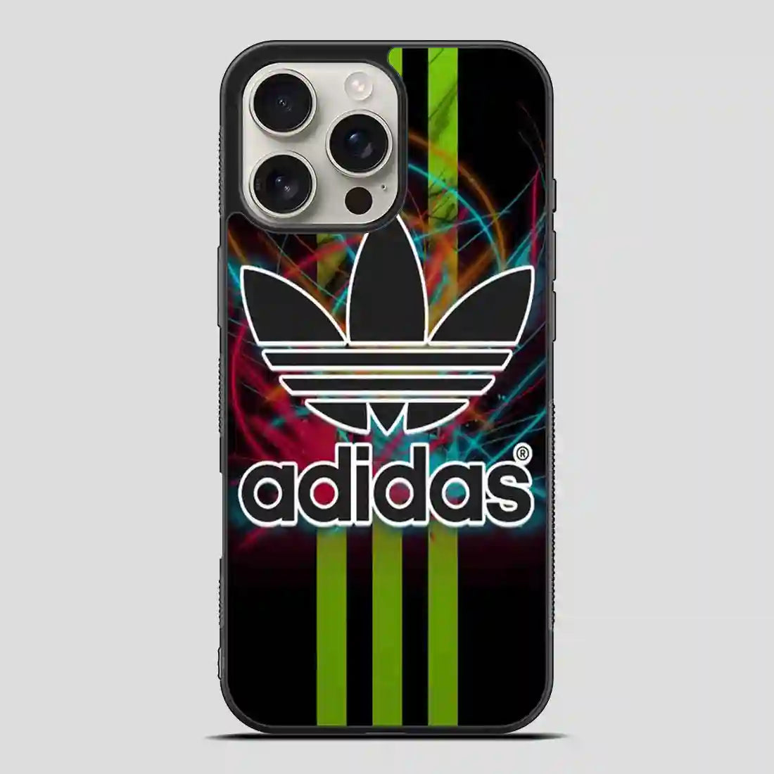 Adidas Logo Art Green iPhone 16 Pro Max Case