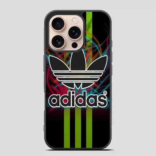 Adidas Logo Art Green iPhone 16 Pro Case