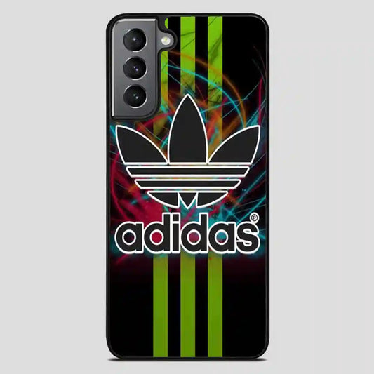 Adidas Logo Art Green Samsung Galaxy S21 FE Case