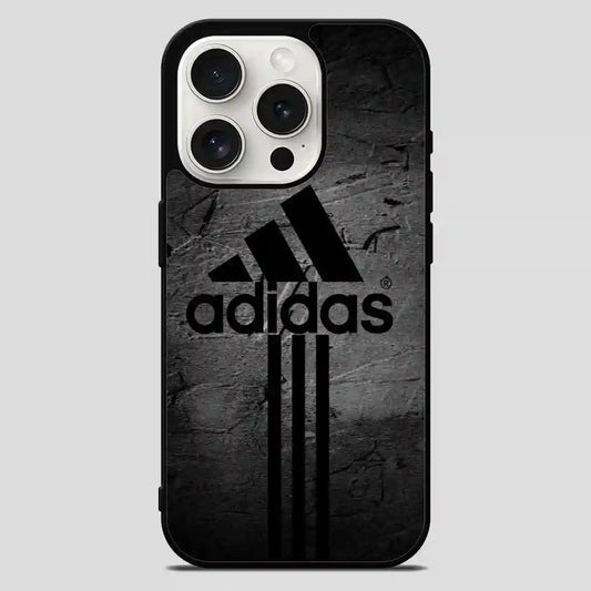 Adidas Logo Black iPhone 15 Pro Max Case