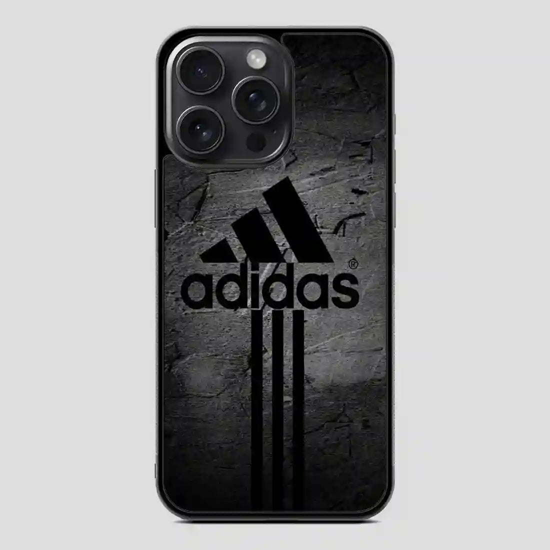 Adidas Logo Black iPhone 15 Pro Case