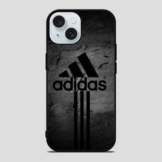 Adidas Logo Black iPhone 15 Case