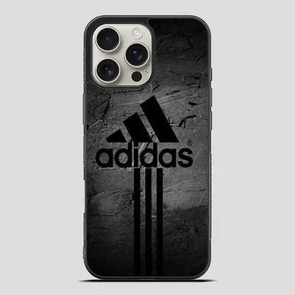 Adidas Logo Black iPhone 16 Pro Max Case